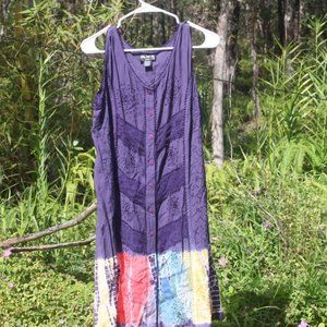 Boho Button Down Dress